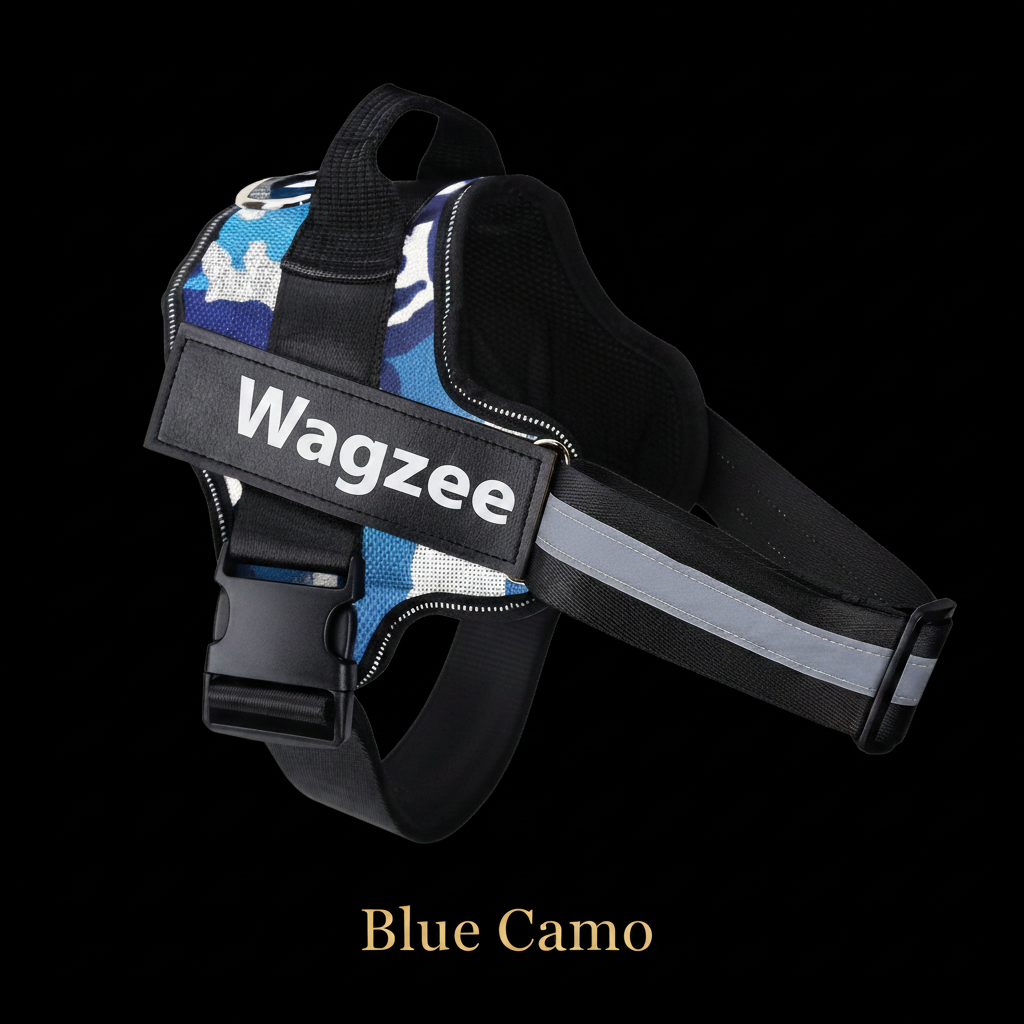 Blue Camo Harness Wagzee