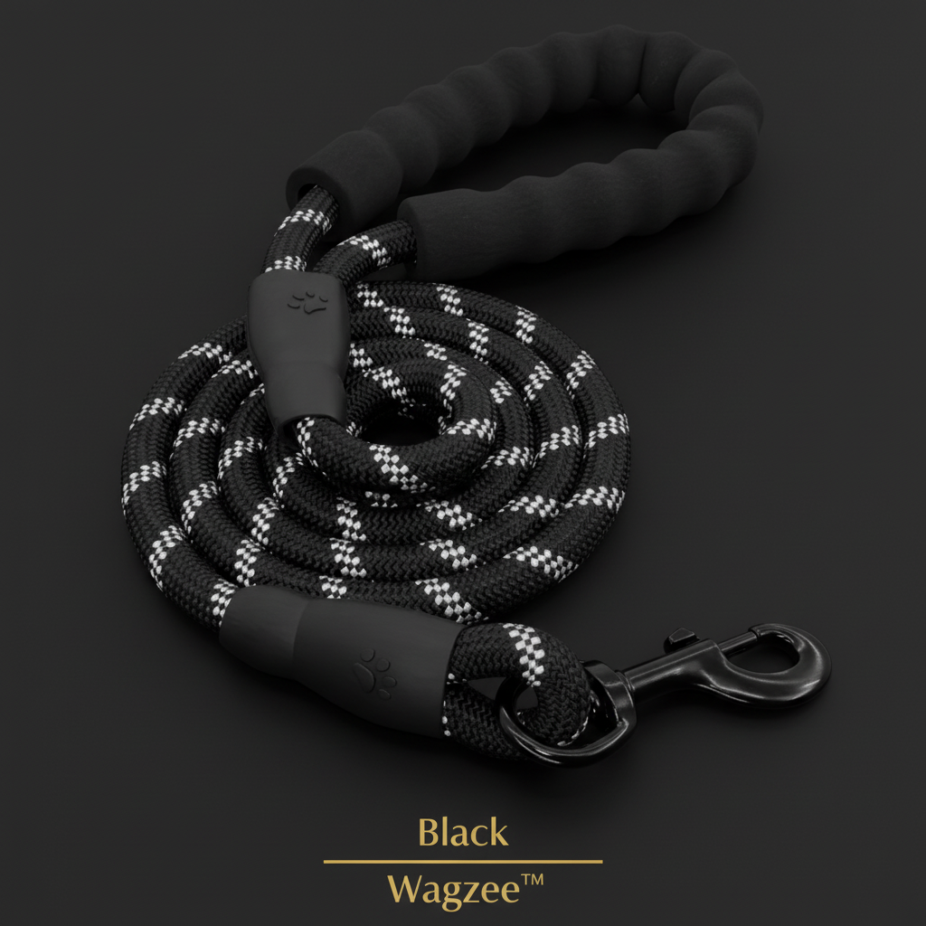 Wagzee Black Leash