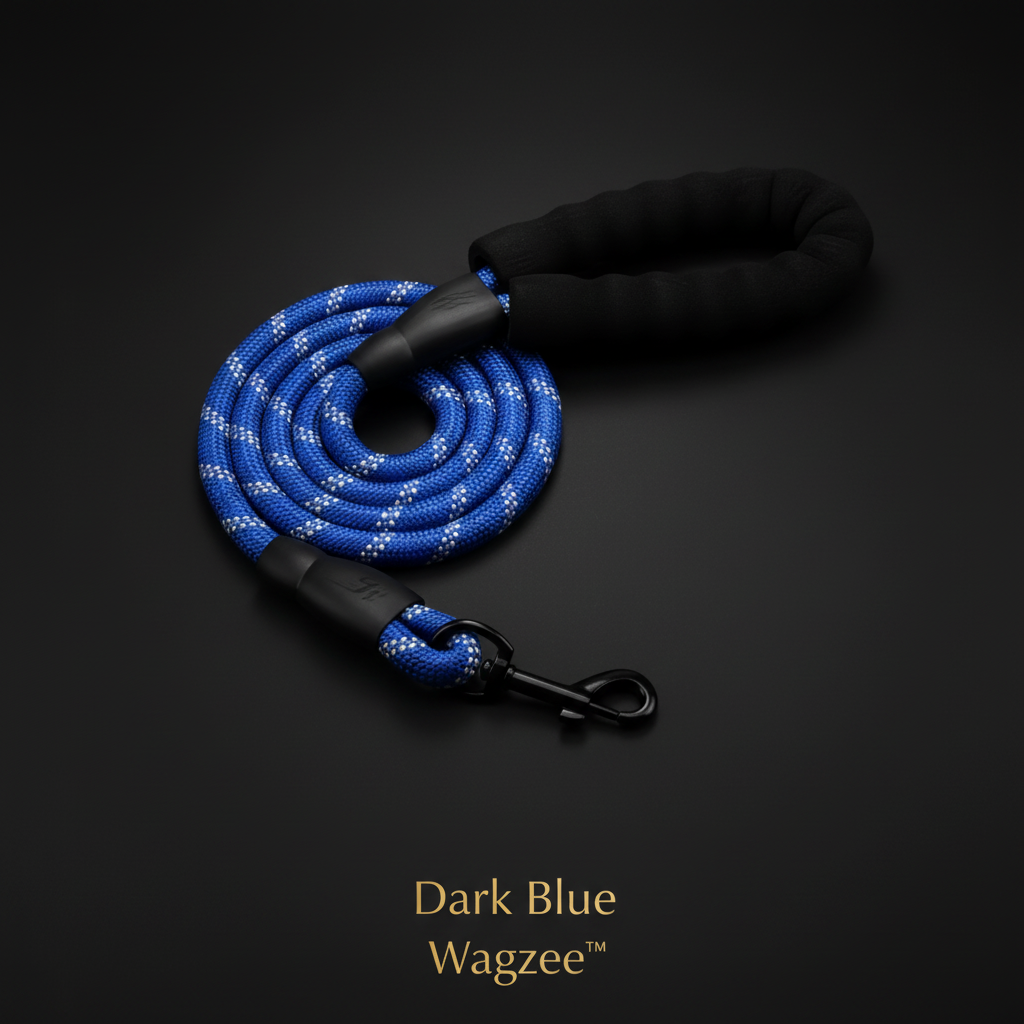 Wagzee Dark Blue Leash