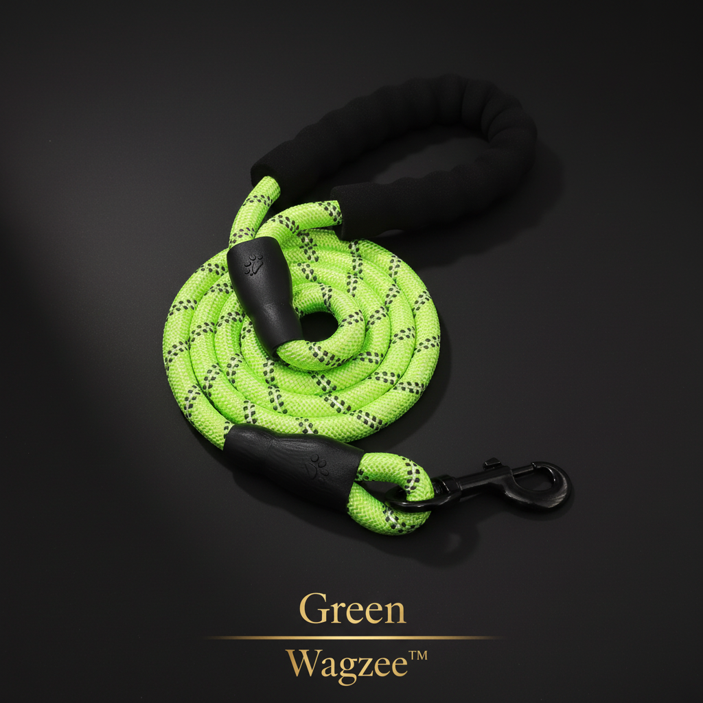 Wagzee Green Leash