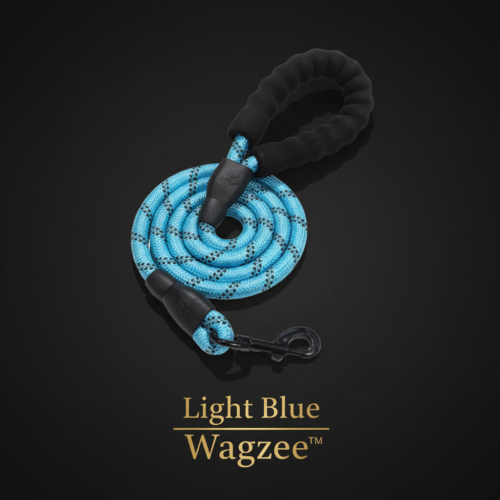 Wagzee Light Blue Leash