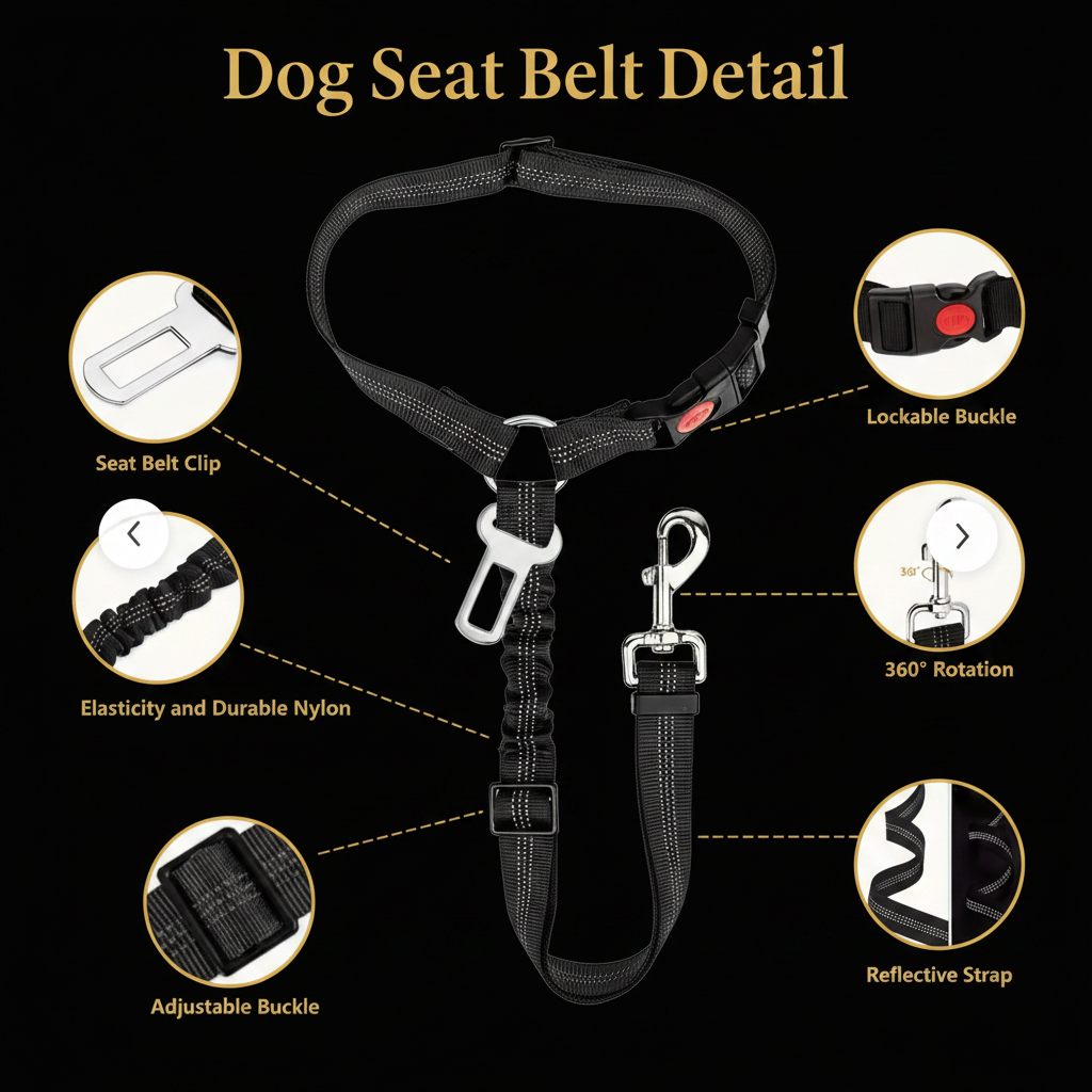 Wagzee Seat Belt Detail Diagram